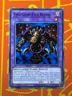 YUGIOH THOUSAND-EYES RESTRICT COMMON 1ST EDITION NM LDS1-EN050 - Image 1