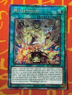 YUGIOH METALTRONUS QUARTER CENTURY SECRET RARE NM RA04-EN100 - Image 1
