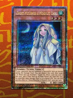 YUGIOH GHOST MOURNER & MOONLIT CHILL QUARTER CENTURY SECRET RARE NM RA04-EN033 - Image 1