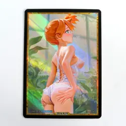 MISTY Waifu Anime Card LIMITED 1/1 Custom TCG Holo Goddess Story ACG T11929 - Image 1