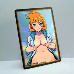 MISTY Waifu Anime Card LIMITED 1/1 Custom TCG Holo Goddess Story ACG T11928 - Image 2
