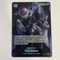 One Piece Card Game Five Elders Carrying on His Will Alternate Art #OP13-082 - Image 1