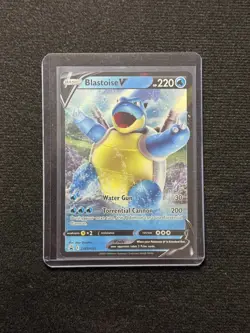 2021 Blastoise V SWSH101 Black Star Pokemon Sword & Shield Card - Image 1