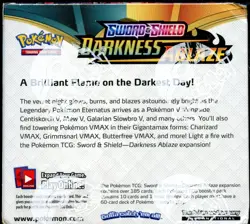 SWSH Darkness Ablaze SEALED Booster Box (36 Packs of Pokemon Cards) - Image 4