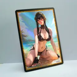 YOR FORGER Waifu Anime Card LIMITED 1/1 Custom TCG Holo T11967 - Image 2