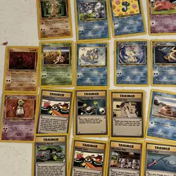 Vintage Pokemon TCG 30 Card Lot - Neo Genesis Revelation Common Uncommon Rare - Image 3