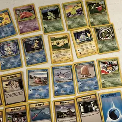 Vintage Pokemon TCG 30 Card Lot - Neo Genesis Revelation Common Uncommon Rare - Image 4