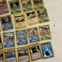 Vintage Pokemon TCG 30 Card Lot - Neo Genesis Revelation Common Uncommon Rare - Image 5