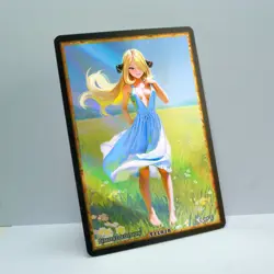 CYNTHIA Waifu Anime Card LIMITED 1/1 Custom TCG Holo Goddess Story ACG T11878 - Image 2