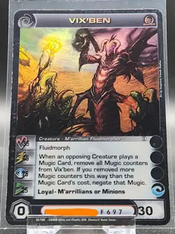 Chaotic Card : Vix'ben Turn Of The Tide Super Rare Creature - Image 1