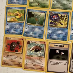 20 Fossil Pokemon Card Lot Vintage WOTC No Dups Commons, Uncommons, Rares - Image 5
