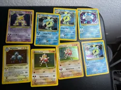 Pokemon Base set Holo 8 Card Lot HP-LP - Image 1