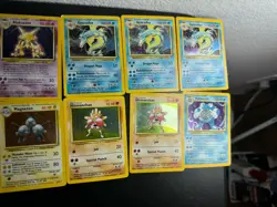 Pokemon Base set Holo 8 Card Lot HP-LP - Image 2