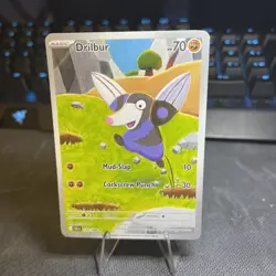Drilbur 124/086 Pokemon TCG Black Bolt White Flare Card English - Image 1