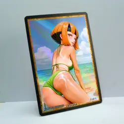 GARDENIA Waifu Anime Card LIMITED 1/1 Custom TCG Holo Goddess Story ACG T11894 - Image 2