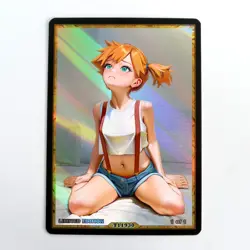 MISTY Waifu Anime Card LIMITED 1/1 Custom TCG Holo Goddess Story ACG T11930 - Image 1