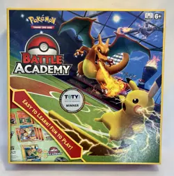 Pokemon Trading Card Game TCG "Battle Academy" Used In Box Missing Metallic Coin - Image 2
