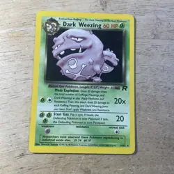 Dark Weezing 14/82 Team Rocket - Holo Rare Pokemon 2000 Vintage Card LP - Image 1
