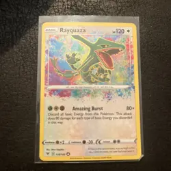 Pokemon Card Rayquaza 138/185 Amazing Rare Vivid Voltage NM/M Holo - Image 1