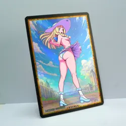 LILLIE Waifu Anime Card LIMITED 1/1 Custom TCG Holo Goddess Story ACG T11913 - Image 2