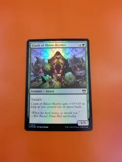1x Crash of Rhino Beetles | FOIL | Commander Masters | MTG Magic Cards - Image 5