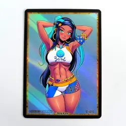 NESSA Waifu Anime Card LIMITED 1/1 Custom TCG Holo Goddess Story ACG T11939 - Image 1