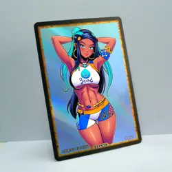 NESSA Waifu Anime Card LIMITED 1/1 Custom TCG Holo Goddess Story ACG T11939 - Image 2