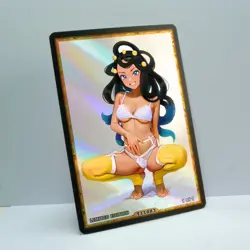 DAHLIA Waifu Anime Card LIMITED 1/1 Custom TCG Holo Goddess Story ACG T11883 - Image 2