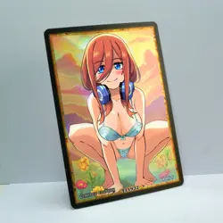 Waifu Anime Card LIMITED 1/1 Custom TCG Holo Goddess Story ACG T11932 - Image 2