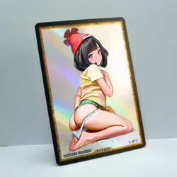 SELENE Waifu Anime Card LIMITED 1/1 Custom TCG Holo Goddess Story ACG T11835 - Image 2