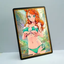 SONIA Waifu Anime Card LIMITED 1/1 Custom TCG Holo Goddess Story ACG T11956 - Image 2