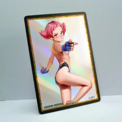 MAY Waifu Anime Card LIMITED 1/1 Custom TCG Holo Goddess Story ACG T11927 - Image 2