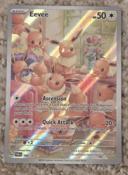 Pokemon Eevee IR 188/167 Sv06 Twilight Masquerade Holo Card NM Condition - Image 1