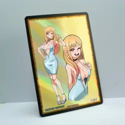MARIN KITAGAWA Waifu Anime Card LIMITED 1/1 Custom TCG Holo T11920 - Image 2