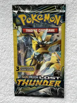 Pokemon Sun & Moon Lost Thunder Booster Art Set Lot of Four Dollar Tree 3 Card - Image 4