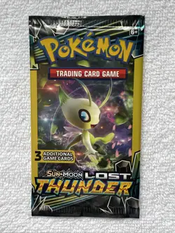 Pokemon Sun & Moon Lost Thunder Booster Art Set Lot of Four Dollar Tree 3 Card - Image 5