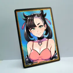 MARNIE Waifu Anime Card LIMITED 1/1 Custom TCG Holo Goddess Story ACG T11922 - Image 2