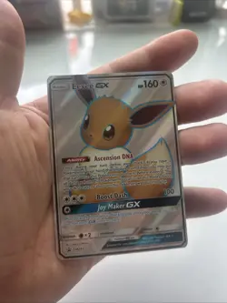 Pokemon TCG Eevee GX SM242 Full Art Holo Card - Image 2