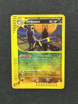 Umbreon 41/147 Aquapolis Reverse Holo Rare Pokemon Card - Image 1