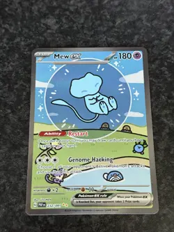 Bubble Mew Holo Special Illustration Rare Card Paldean Fates 232/091 Pokemon - Image 1