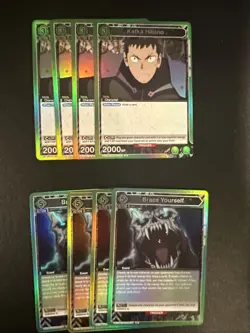 Kaiju No 8 Union Arena Green Holo Rare Lot (23 Cards) NM Anime TCG Set - Image 3