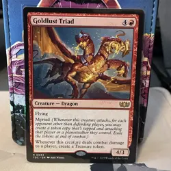 Goldlust Triad Commander: Tarkir: Dragonstorm Regular NM #0034 - Image 1