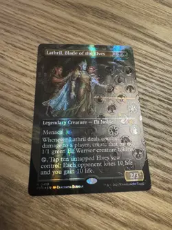 Lathril, Blade of the Elves (Borderless) (Mana Foil) Foundations Foil - Image 1