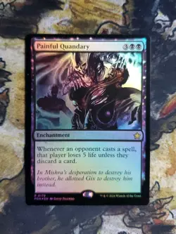 Painful Quandry 0179 Foil Foundations FDN MTG NM - Image 1