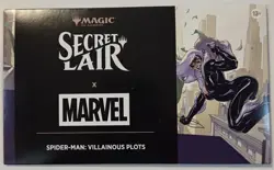 SECRET LAIR X MARVEL'S SPIDER-MAN: VILLAINOUS PLOTS Non Foil Regular In Hand - Image 1