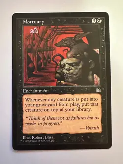 MTG Mortuary, Stronghold, Light Play #2 - Image 1