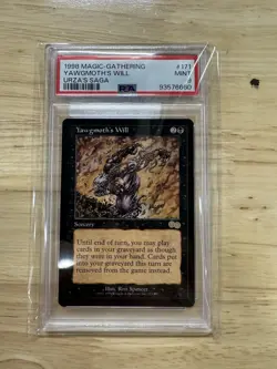 Yawgmoth's Will Urza's Saga PSA 9 Mint Magic The Gathering Reserve List - Image 1