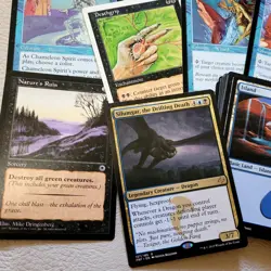 Magic Whole COMMANDER Deck MTG - Protection from Colors 3/7 Black and Blue Rare - Image 1