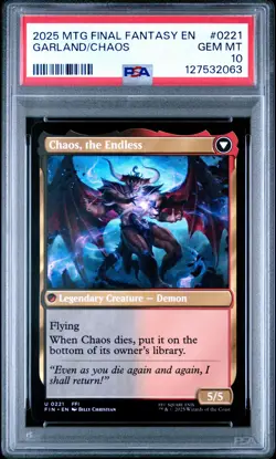 2063 Chaos the Endless 2025 Magic: The Gathering Final Fantasy #0221 PSA 10 - Image 1