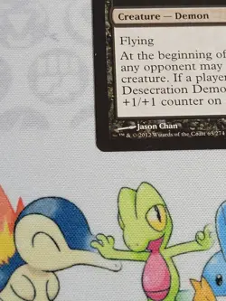 C3362 MAGIC MTG RETURN TO RAVNICA DESECRATION DEMON 2X #63 MP RARE - Image 5